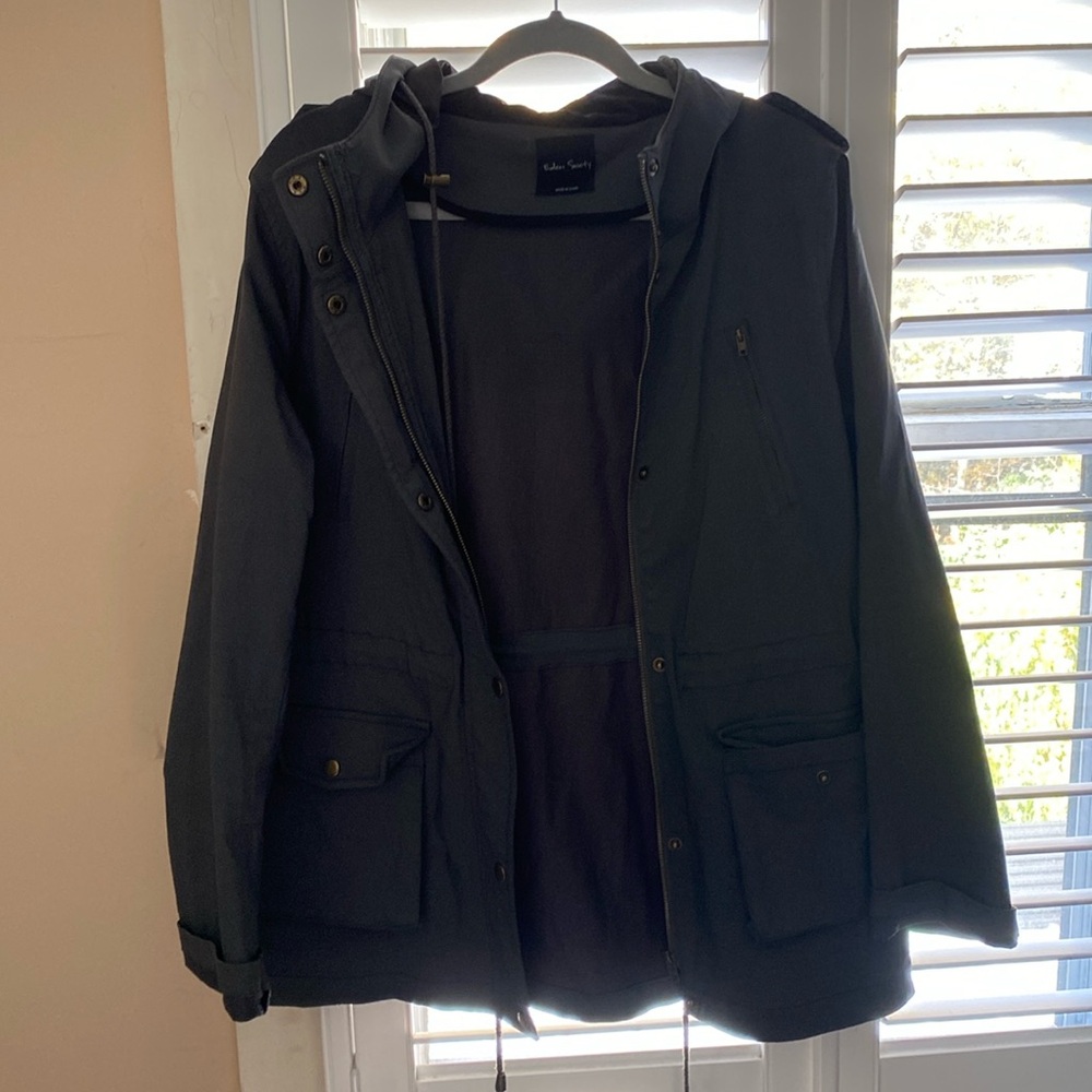 Gray fall jacket